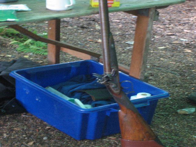 Flint double barrel shotgun